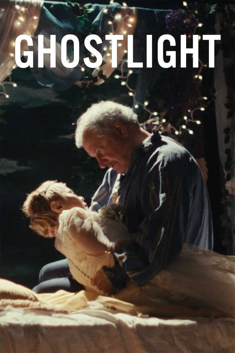 Ghostlight movie poster featuring an older man and puppet scene on British IPTV IPTV service